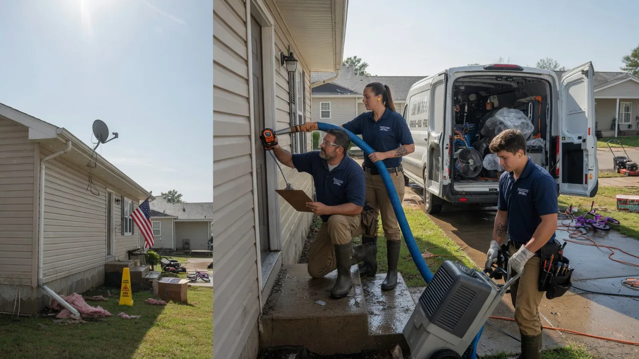 Ceiling Water Damage Restoration in Le Roy, WV near me